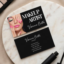 Schwarz Weiß Schrift Foto Make-up