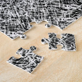 Schwarz-Weiß-Schriften Puzzle (Seite)