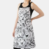 Schwarz-Weiß-Schürze Schürze (InSitu)