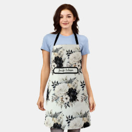 Schwarz-Weiß-Schürze Schürze