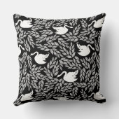 Schwarz-Weiß-Schwan, Farbe Kissen (Rückseite)