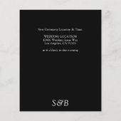 Schwarz & Weiß - Schwarz Ändern Sie den Flyer Datu (Hinten)