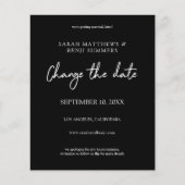 Schwarz & Weiß - Schwarz Ändern Sie den Flyer Datu (Vorne)