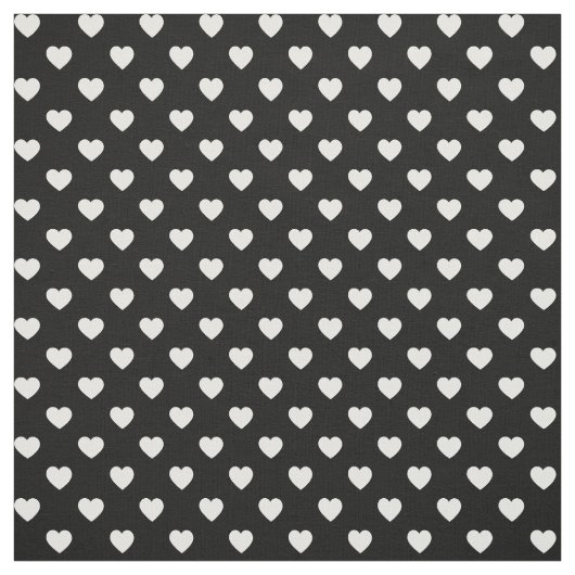 Schwarz-Weiß-Schwarz-Weiß-Herzmuster Stoff (Muster)