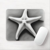 Schwarz-Weiß-Seestern Mousepad (Mit Mouse)