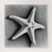 Schwarz-Weiß-Seestern Puzzle (Horizontal)
