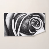 Schwarz-Weiß-Set des Badezimmers Badhandtuch Set (Handtuch)