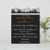 Schwarz-Weiß-Set (Einladung) (Stehend Vorderseite)