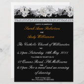 Schwarz-Weiß-Set (Einladung) (Vorne/Hinten)