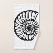 Schwarz-Weiß-Set für Badehandtücher Badhandtuch Set (Handtuch)