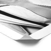 Schwarz-Weiß-Sexy Fashion Model Poster (Ecke)