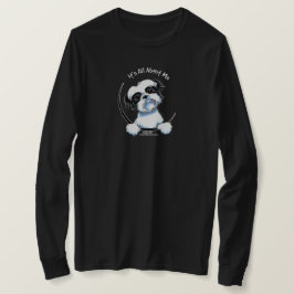 Schwarz/Weiß Shih Tzu IAAM T-Shirt