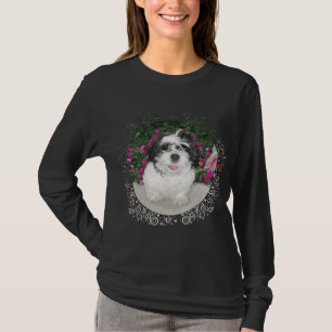 Schwarz & Weiß Shih Tzu Welpe Rettungshund T-Shirt