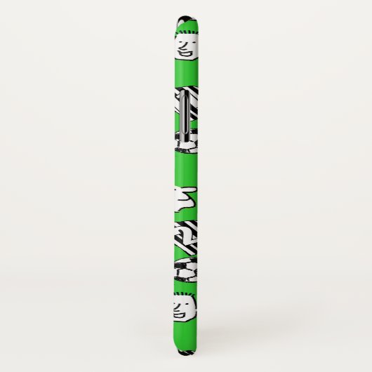 Schwarz-Weiß-Shirts. Case-Mate iPhone Hülle (Hinten/Rechts)