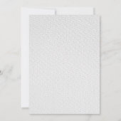 Schwarz-Weiß-Signatur-Hochzeit speichern Sie das D Einladung (Rückseite)