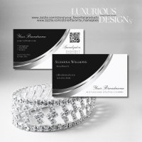 Schwarz-Weiß-Silber-Dekor mit QR-Code Modernst