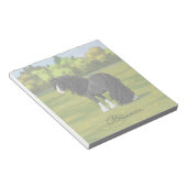 Schwarz & Weiß Sinti und Roma Vanner Tinker Entwur Notizblock (angewinkelt)