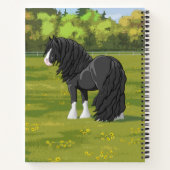 Schwarz & Weiß Sinti und Roma Vanner Tinker Entwur Notizblock (Rückseite)