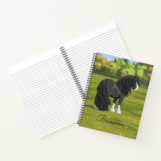 Schwarz & Weiß Sinti und Roma Vanner Tinker Entwur Notizblock (Innenseite)