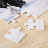 Schwarz & Weiß Sinti und Roma Vanner Tinker Entwur Puzzle (Seite)