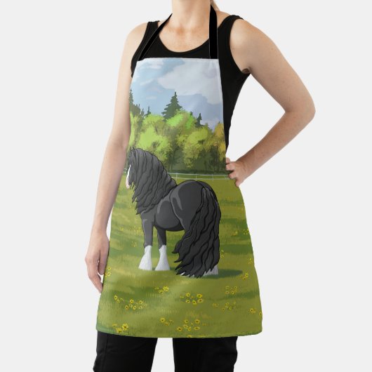 Schwarz & Weiß Sinti und Roma Vanner Tinker Entwur Schürze (InSitu)