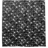 Schwarz-Weiß-Skala Duschvorhang (Vorderseite)
