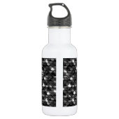 Schwarz-Weiß-Skala Edelstahlflasche (Rückseite)