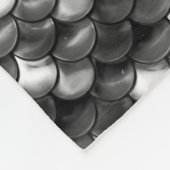Schwarz-Weiß-Skala Fleecedecke (Ecke)