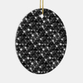 Schwarz-Weiß-Skala Keramik Ornament (Rechts)