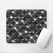 Schwarz-Weiß-Skala Mousepad (Mit Mouse)