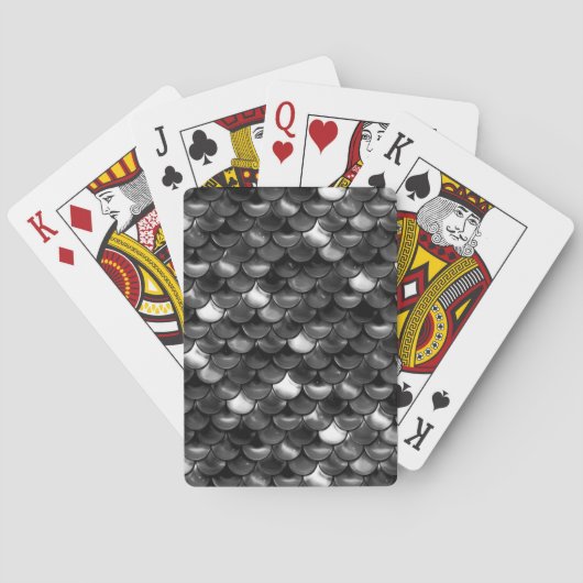 Schwarz-Weiß-Skala Spielkarten (Rückseite)