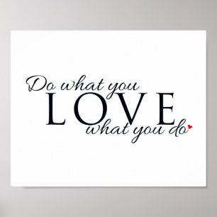 Schwarz‑weiß Skandi‑typografisch inspirierend Poster