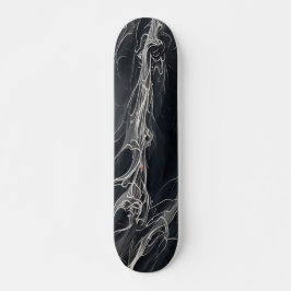 Schwarz-Weiß-Skateboard Skateboard