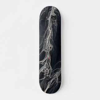 Schwarz-Weiß-Skateboard Skateboard