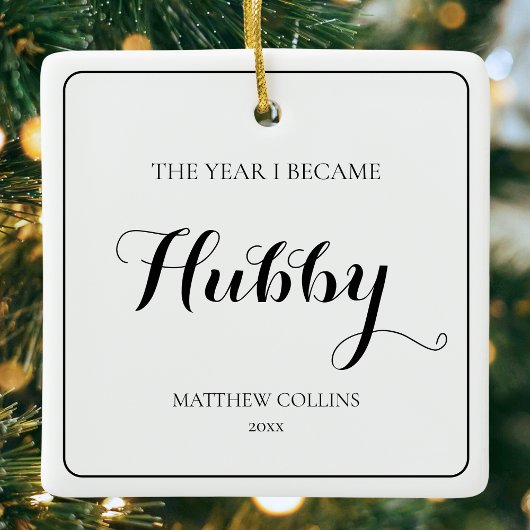 Schwarz-Weiß-SkriptWeihnachten Weihnachten Keramikornament