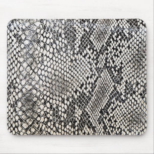 schwarz-weiß snakeskin mousepad
