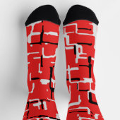 Schwarz-weiß Socken (Oben)