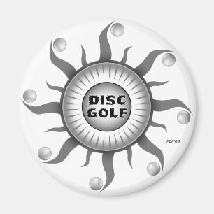 Schwarz-Weiß-Sonne Magnet