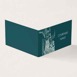 Schwarz-Weiß-Spanische Straße Visitenkarten