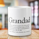 Schwarz-Weiß-Spaß Großoper Definition Jumbo-Tasse