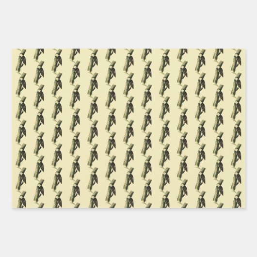 Schwarz-Weiß-Specker Geschenkpapier Set (Vorderseite 2)