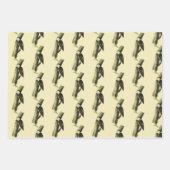 Schwarz-Weiß-Specker Geschenkpapier Set (Vorderseite)