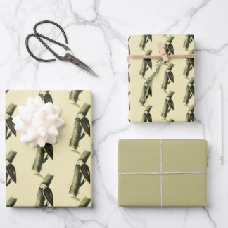 Schwarz-Weiß-Specker Geschenkpapier Set