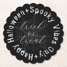 Schwarz-Weiß-Spider-Web Modernes glückliches Hallo