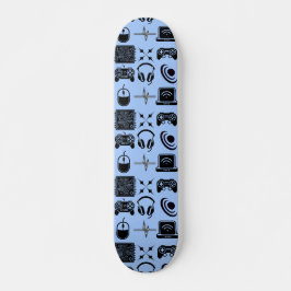 Schwarz-Weiß-Spiel Skateboard