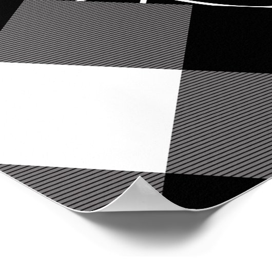 Schwarz-Weiß-Spinnennetz-Patchwork Halloween Poster (Ecke)