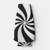 Schwarz-Weiß-Spiral Flaschenkühler (Vorderseite)
