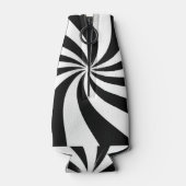 Schwarz-Weiß-Spiral Flaschenkühler (Rückseite)