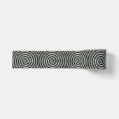 Schwarz-Weiß-Spirale Ripsband (Vorderseite)