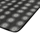 Schwarz-Weiß-Spirale Schneidebrett (Ecke)